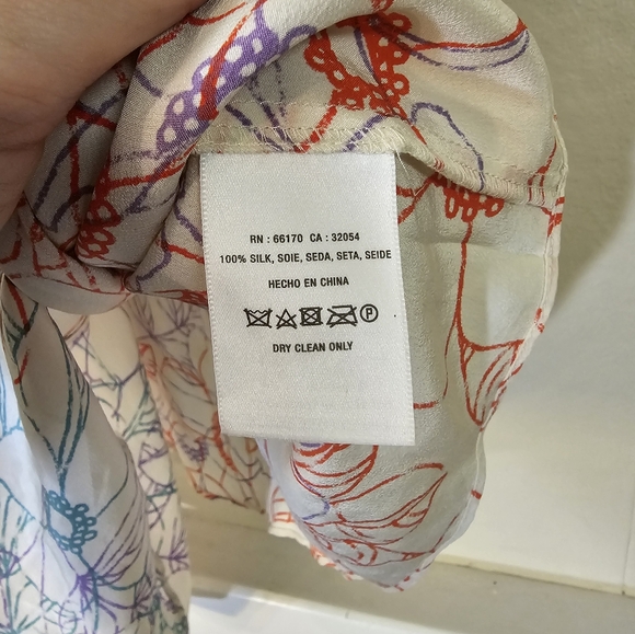 Anthropology Maeve Size M NWT 100% Silk Floral Tank - Picture 7 of 9